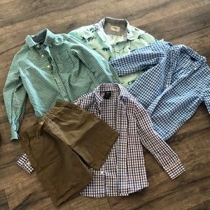 Shirts and short-  Nautica Gap Perry Ellis